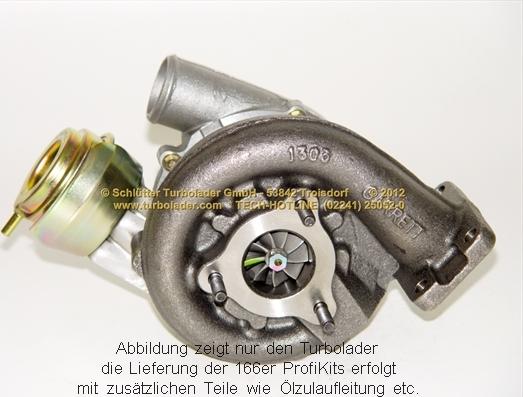 Schlütter Turbolader 166-02340 - Kompresors, Turbopūte autospares.lv