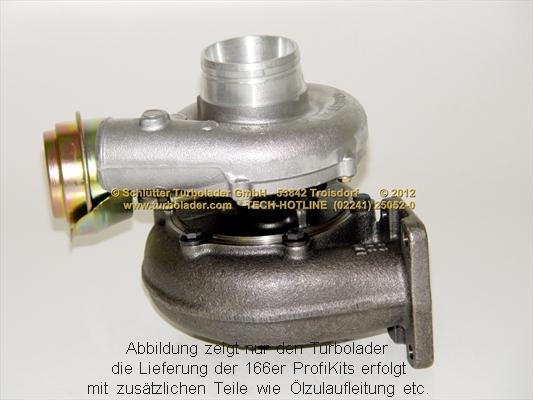 Schlütter Turbolader 166-02340 - Kompresors, Turbopūte autospares.lv