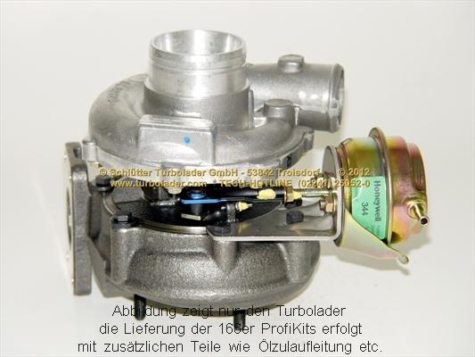 Schlütter Turbolader 166-02340 - Kompresors, Turbopūte autospares.lv