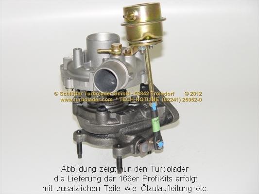 Schlütter Turbolader 166-02350 - Kompresors, Turbopūte autospares.lv