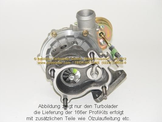 Schlütter Turbolader 166-02350 - Kompresors, Turbopūte autospares.lv