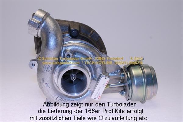 Schlütter Turbolader 166-02300 - Kompresors, Turbopūte autospares.lv