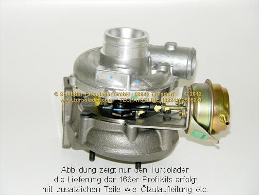 Schlütter Turbolader 166-02320 - Турбина, компрессор www.autospares.lv