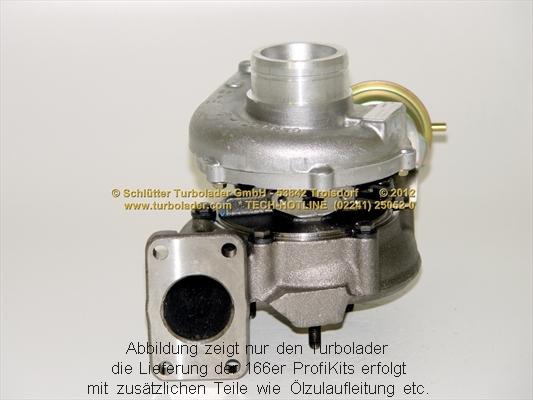 Schlütter Turbolader 166-02330 - Турбина, компрессор www.autospares.lv