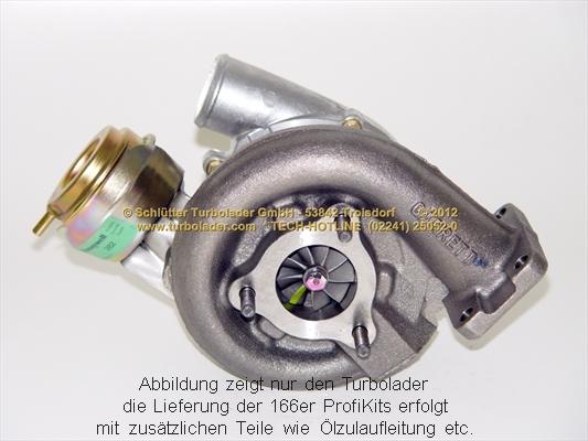 Schlütter Turbolader 166-02330 - Турбина, компрессор www.autospares.lv