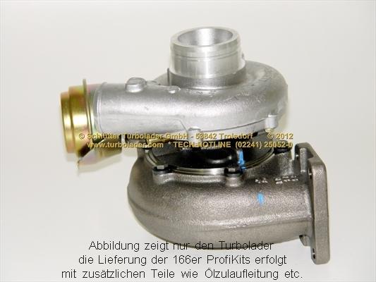 Schlütter Turbolader 166-02330 - Турбина, компрессор www.autospares.lv