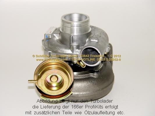 Schlütter Turbolader 166-02330 - Турбина, компрессор www.autospares.lv