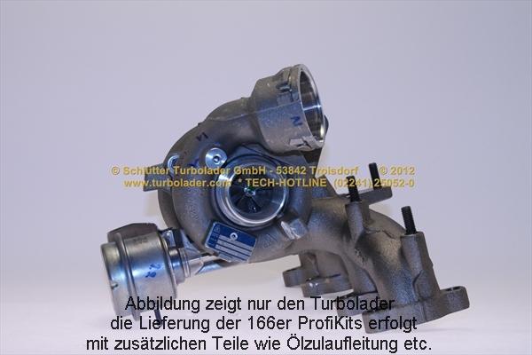 Schlütter Turbolader 166-02780 - Турбина, компрессор www.autospares.lv