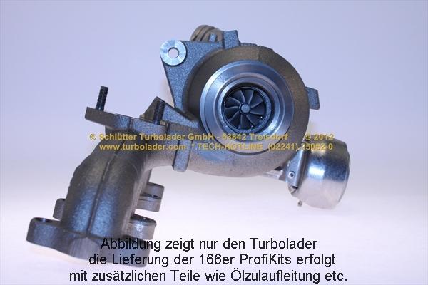 Schlütter Turbolader 166-02790 - Kompresors, Turbopūte autospares.lv