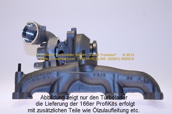 Schlütter Turbolader 166-02700 - Kompresors, Turbopūte autospares.lv