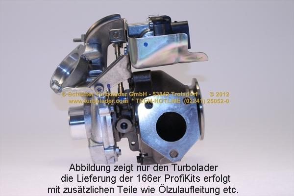 Schlütter Turbolader 166-07055 - Kompresors, Turbopūte autospares.lv