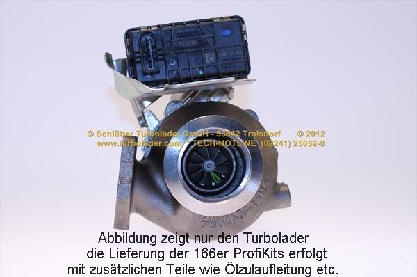 Schlütter Turbolader 166-07055 - Kompresors, Turbopūte autospares.lv