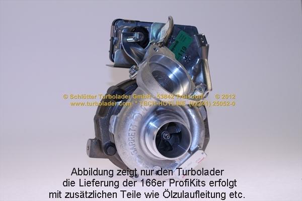 Schlütter Turbolader 166-07051 - Kompresors, Turbopūte autospares.lv