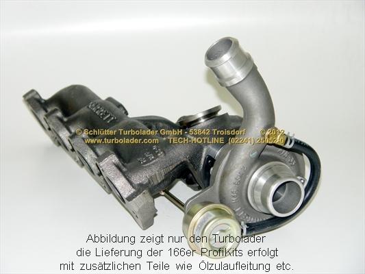 Schlütter Turbolader 166-07010 - Kompresors, Turbopūte www.autospares.lv