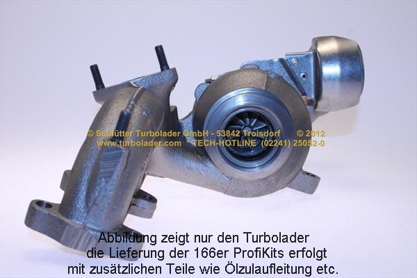 Schlütter Turbolader PRO-07030 - Турбина, компрессор www.autospares.lv