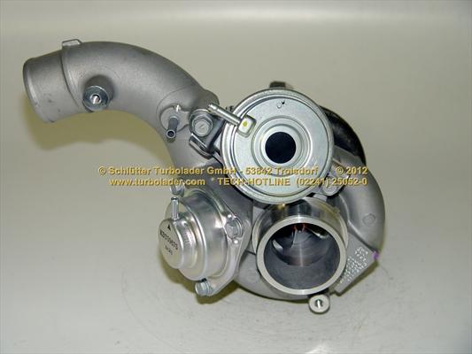 Schlütter Turbolader 172-08087 - Турбина, компрессор www.autospares.lv