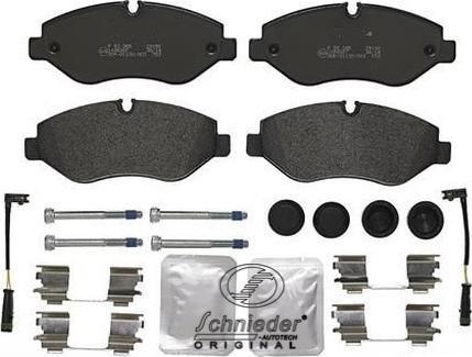 SCHNIEDER AUTOTECH SBP005-521 - Bremžu uzliku kompl., Disku bremzes autospares.lv