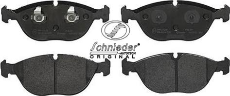 SCHNIEDER AUTOTECH SBP008-261 - Brake Pad Set, disc brake www.autospares.lv