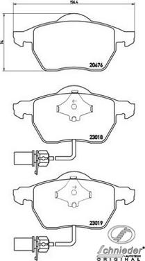 SCHNIEDER AUTOTECH SBP010-731 - Brake Pad Set, disc brake www.autospares.lv