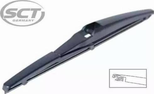 SCT-MANNOL 9493 REAR WIPER - Stikla tīrītāja slotiņa autospares.lv