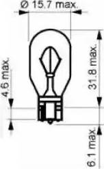 SCT-MANNOL 202402 - Bulb, reverse light www.autospares.lv