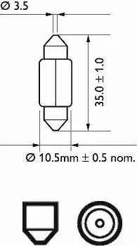 SCT-MANNOL 202099 - Лампа, лампа чтения www.autospares.lv