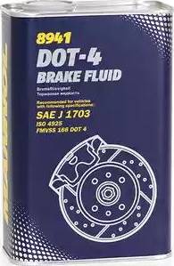 SCT-MANNOL Brake Fluid DOT-4 - Bremžu šķidrums autospares.lv