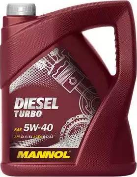 SCT-MANNOL Diesel Turbo 5W-40 - Motoreļļa www.autospares.lv