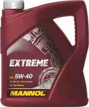 SCT-MANNOL Extreme 5W-40 - Motoreļļa www.autospares.lv