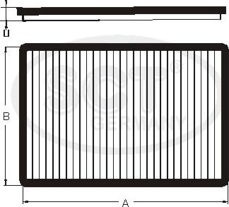 SCT-MANNOL SAK 308 - Filtrs, Salona telpas gaiss www.autospares.lv