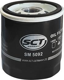 SCT-MANNOL SM 5092 - Eļļas filtrs www.autospares.lv