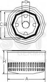 SCT-MANNOL SM 127 - Eļļas filtrs www.autospares.lv