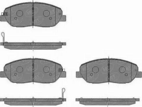 SCT-MANNOL SP 448 PR - Bremžu uzliku kompl., Disku bremzes www.autospares.lv