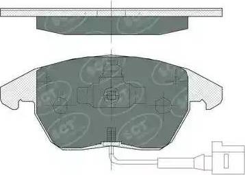 SCT-MANNOL SP 367 PR - Brake Pad Set, disc brake www.autospares.lv