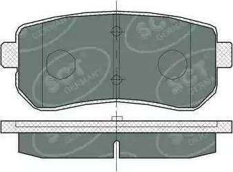 SCT-MANNOL SP 380 PR - Тормозные колодки, дисковые, комплект www.autospares.lv