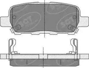 SCT-MANNOL SP 339 PR - Brake Pad Set, disc brake www.autospares.lv