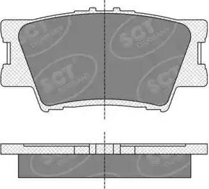 SCT-MANNOL SP 336 PR - Bremžu uzliku kompl., Disku bremzes www.autospares.lv