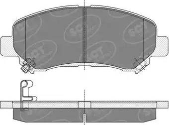 SCT-MANNOL SP 337 PR - Bremžu uzliku kompl., Disku bremzes www.autospares.lv