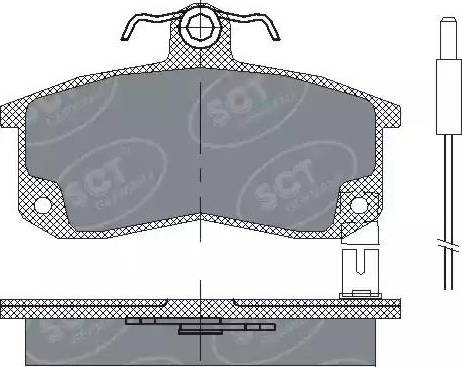 SCT-MANNOL SP 216 PR - Bremžu uzliku kompl., Disku bremzes www.autospares.lv