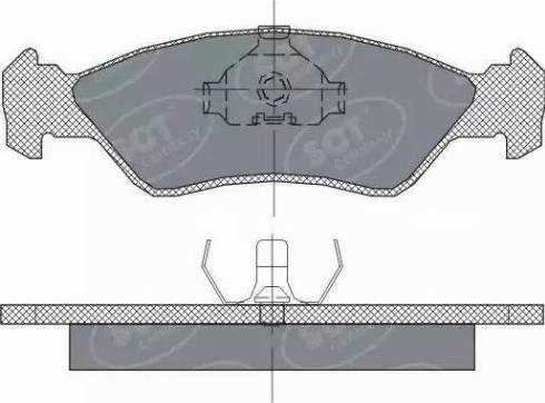 SCT-MANNOL SP 236 PR - Bremžu uzliku kompl., Disku bremzes autospares.lv