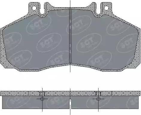 SCT-MANNOL SP 230 PR - Bremžu uzliku kompl., Disku bremzes autospares.lv