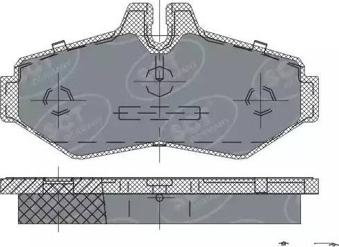 SCT-MANNOL SP 233 PR - Bremžu uzliku kompl., Disku bremzes www.autospares.lv