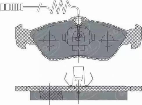 SCT-MANNOL SP 232 PR - Тормозные колодки, дисковые, комплект www.autospares.lv