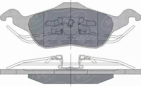 SCT-MANNOL SP 237 PR - Bremžu uzliku kompl., Disku bremzes autospares.lv