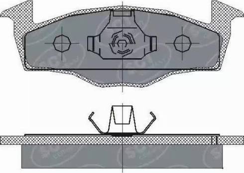 SCT-MANNOL SP 227 PR - Тормозные колодки, дисковые, комплект www.autospares.lv