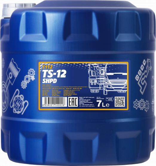 SCT-MANNOL TS-12 SHPD 10W-30 - Motoreļļa www.autospares.lv