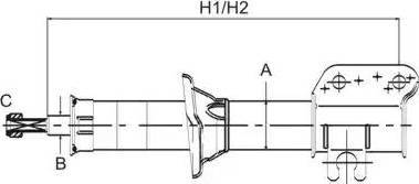 SCT-MANNOL Z 3110L - Shock Absorber www.autospares.lv