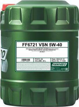 SCT-MANNOL FF6721 - Motoreļļa www.autospares.lv