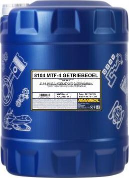 SCT-MANNOL MN8104-10 - Transmission Oil www.autospares.lv