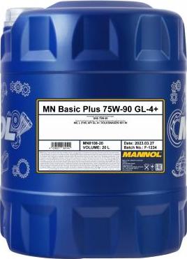 SCT-MANNOL MN8108-20 - Трансмиссионное масло www.autospares.lv